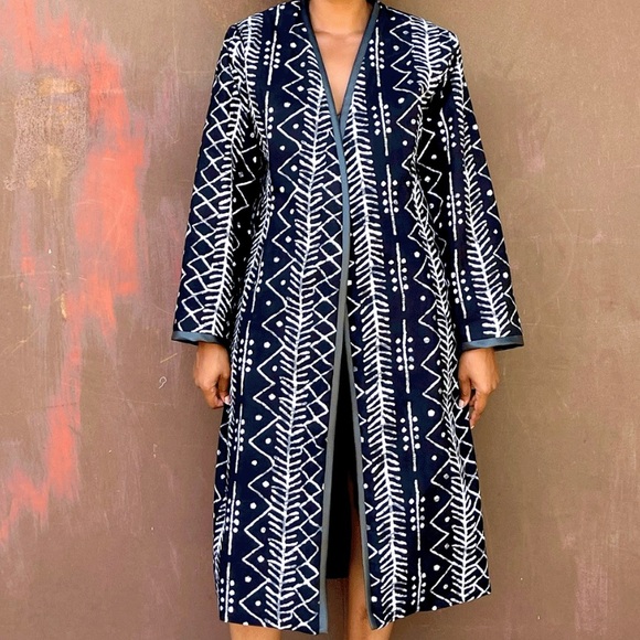 Handmade Fully lined Jacket w/pockets - Picture 3 of 9